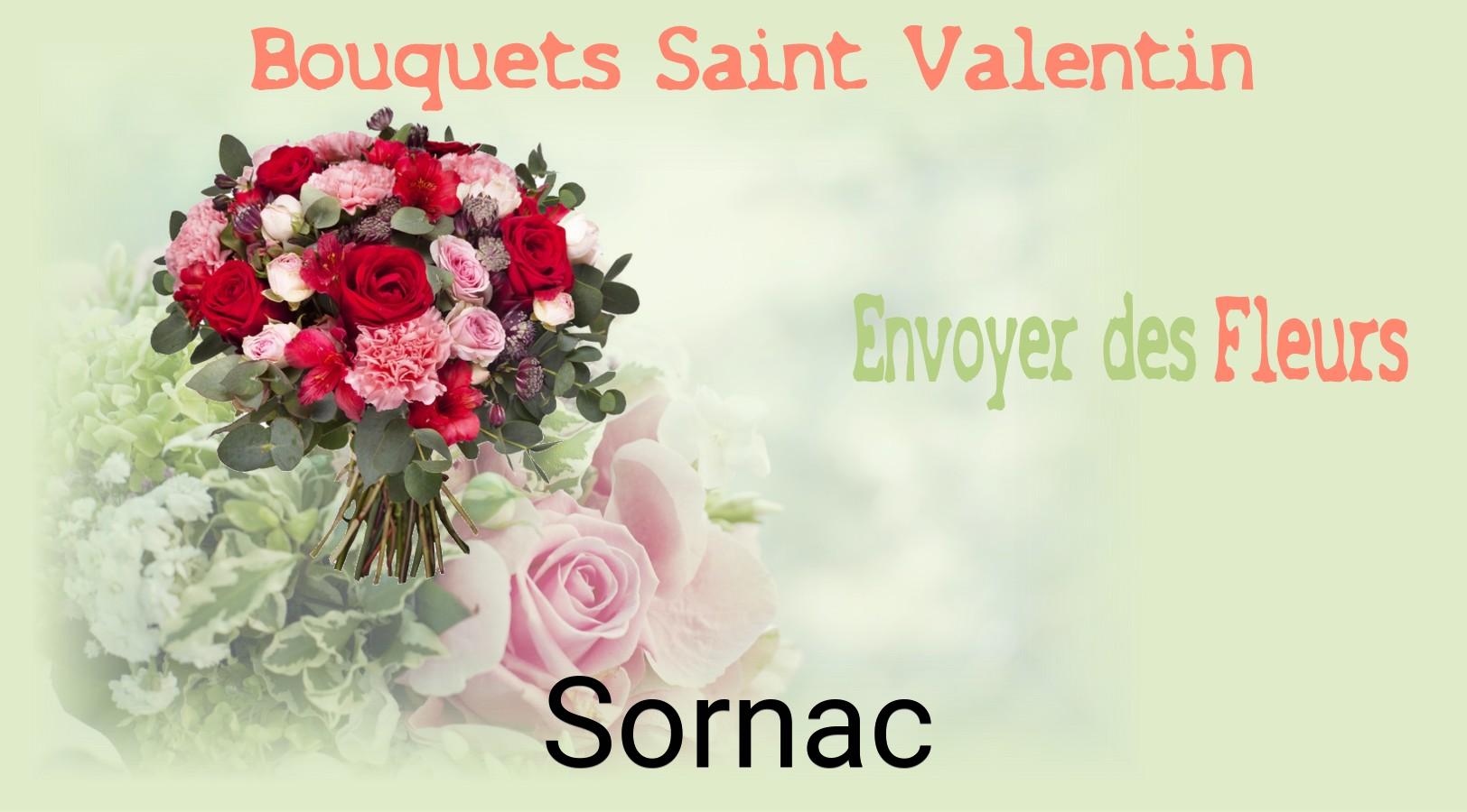 Roses de Saint-Valentin livrées à Sornac